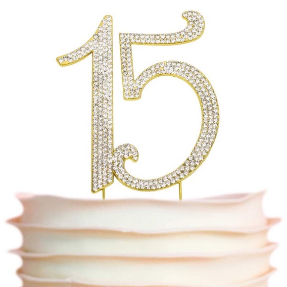 15th Cake Topper - Picture 6 of 8
